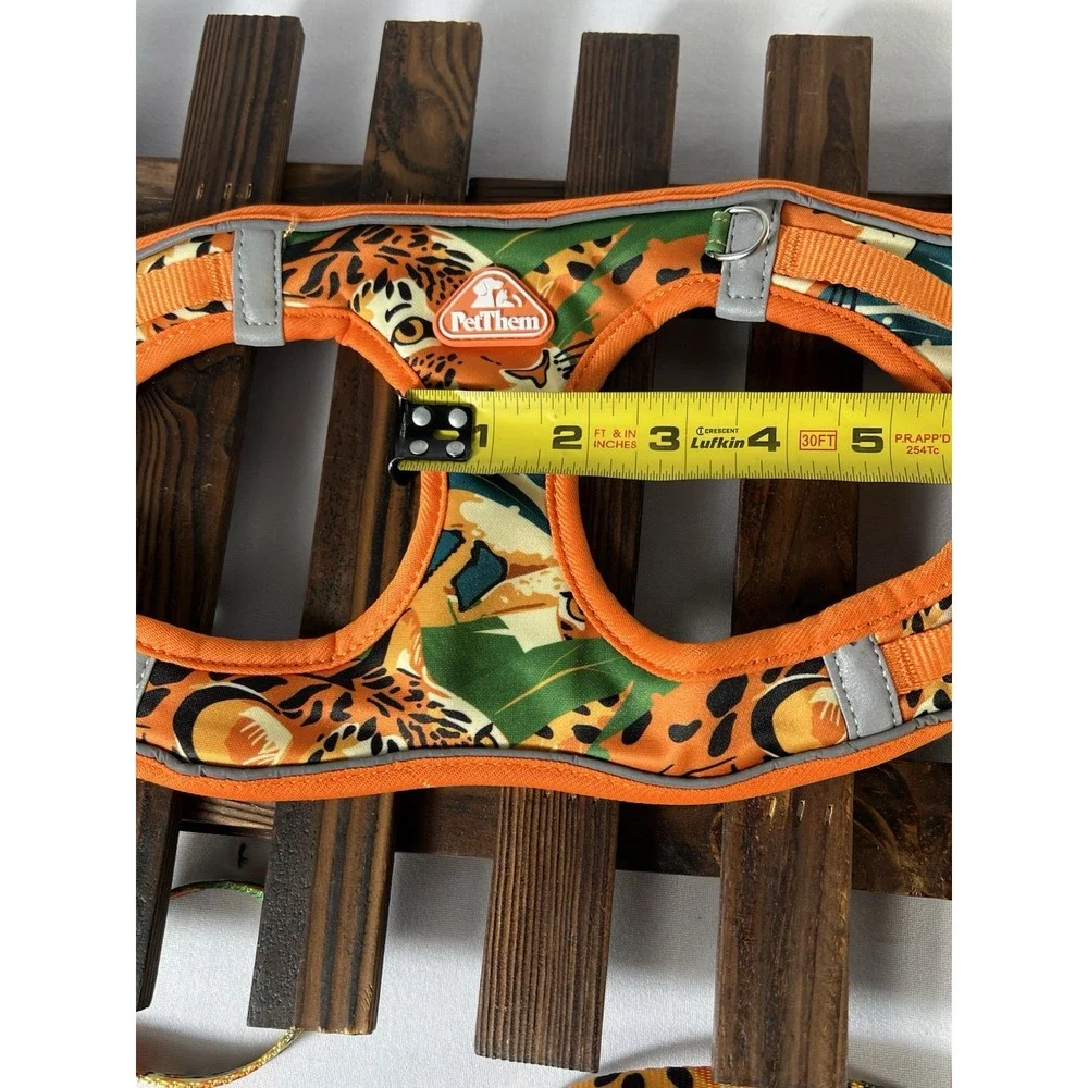 Dog ‎ Harness and Leash Set, Step-in Escape Proof Adjustable Vest Harness Sz L